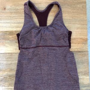 Lululemon tank size 4 purple